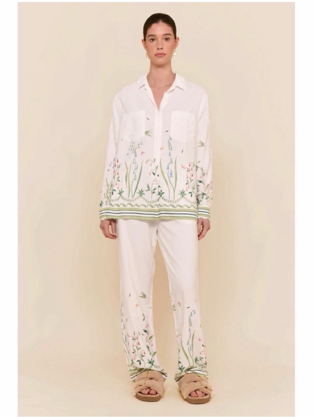 Piyama Marlon Sleep Set Botanic Print Md
